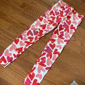 Gymboree Heart Leggings Size 8